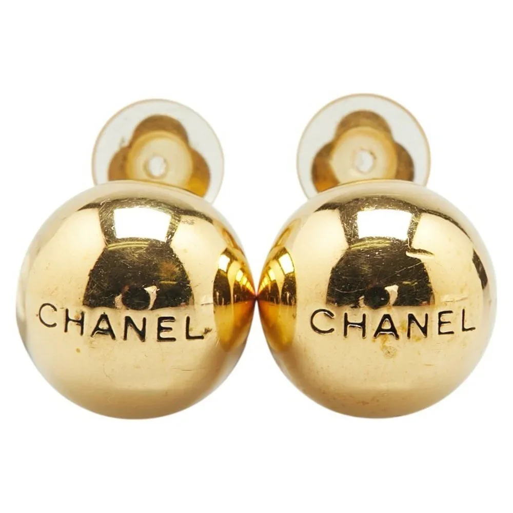 CHANEL Green Earrings